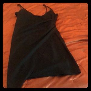 Black Asymmetrical cocktail dress 3X